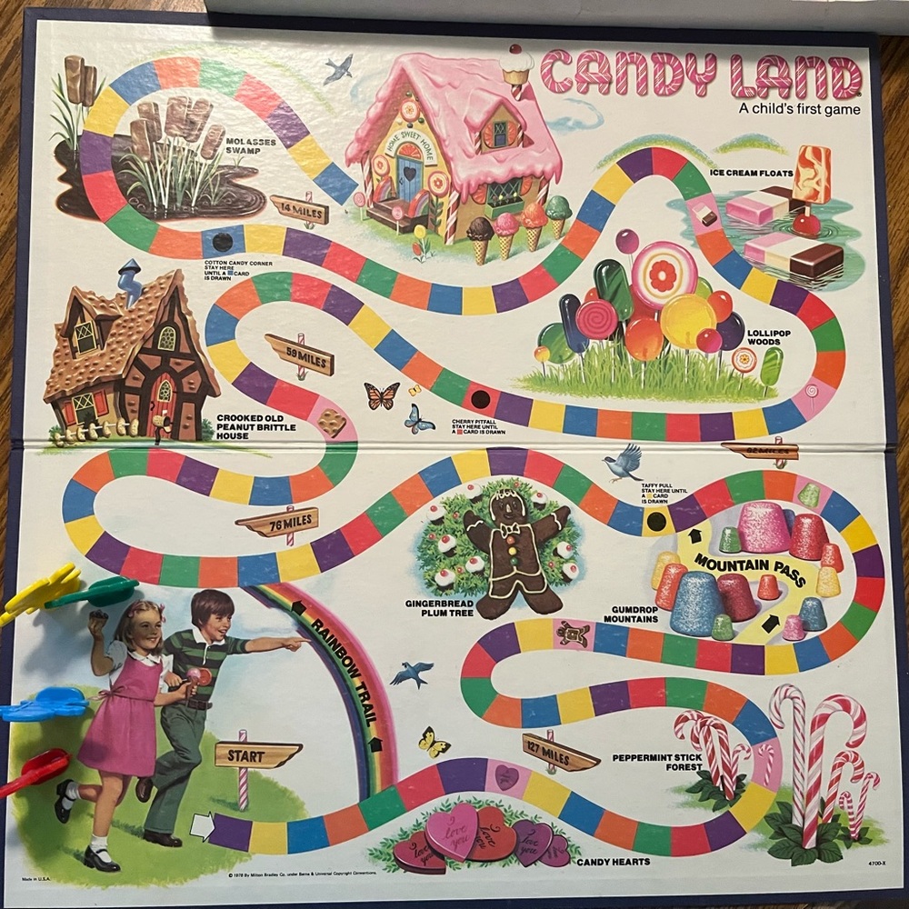 Vintage Milton Bradley MB Candyland Board Game 1978 Edition - Picture 6 of 12